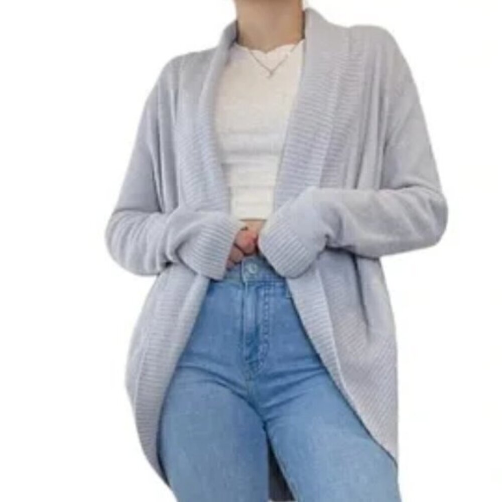 [Rachel Zoe] Gray Open Cardigan - Size M